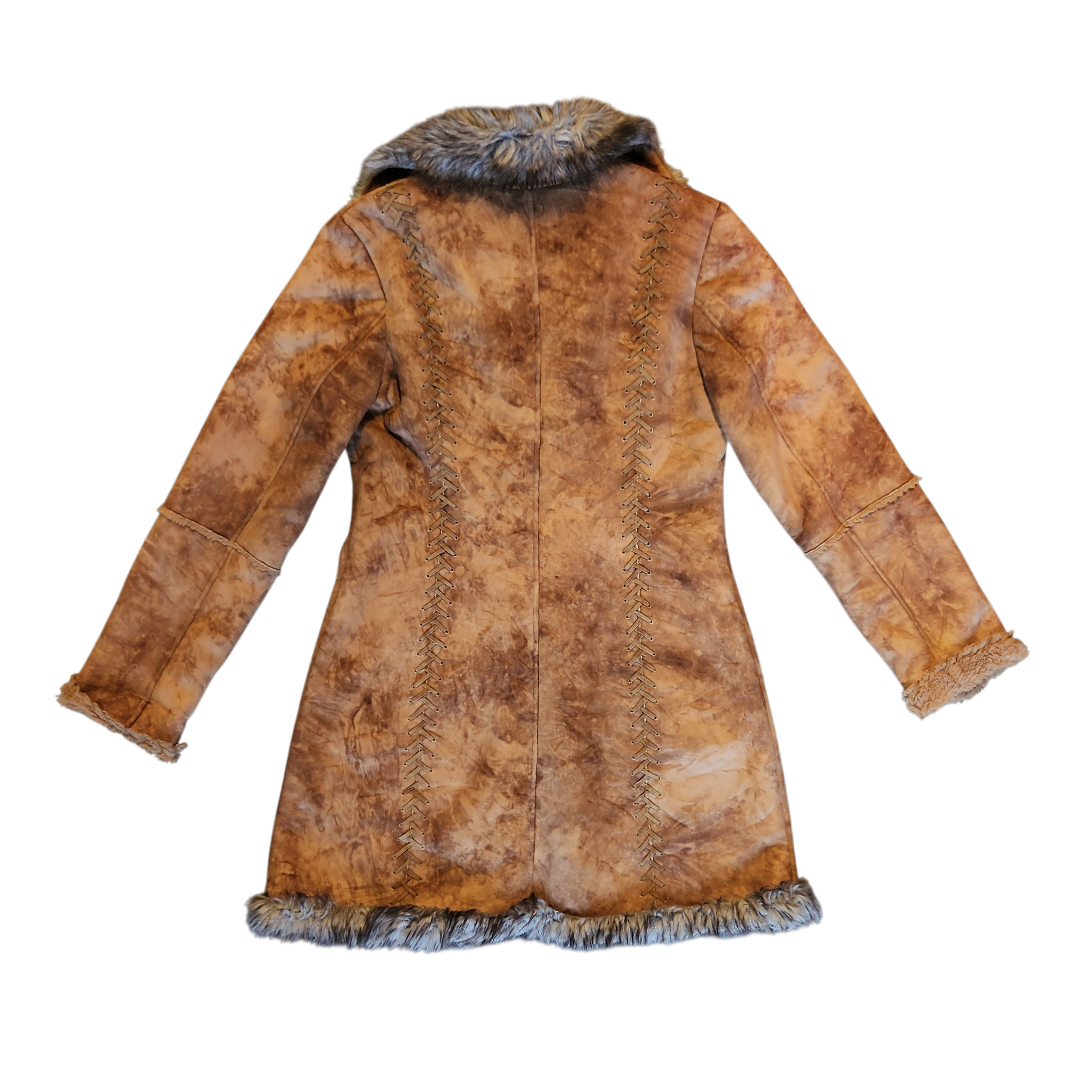 Corset Stitch Tan Coat (L)