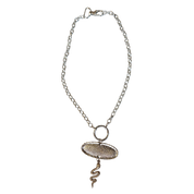 Silver Snake Necklace