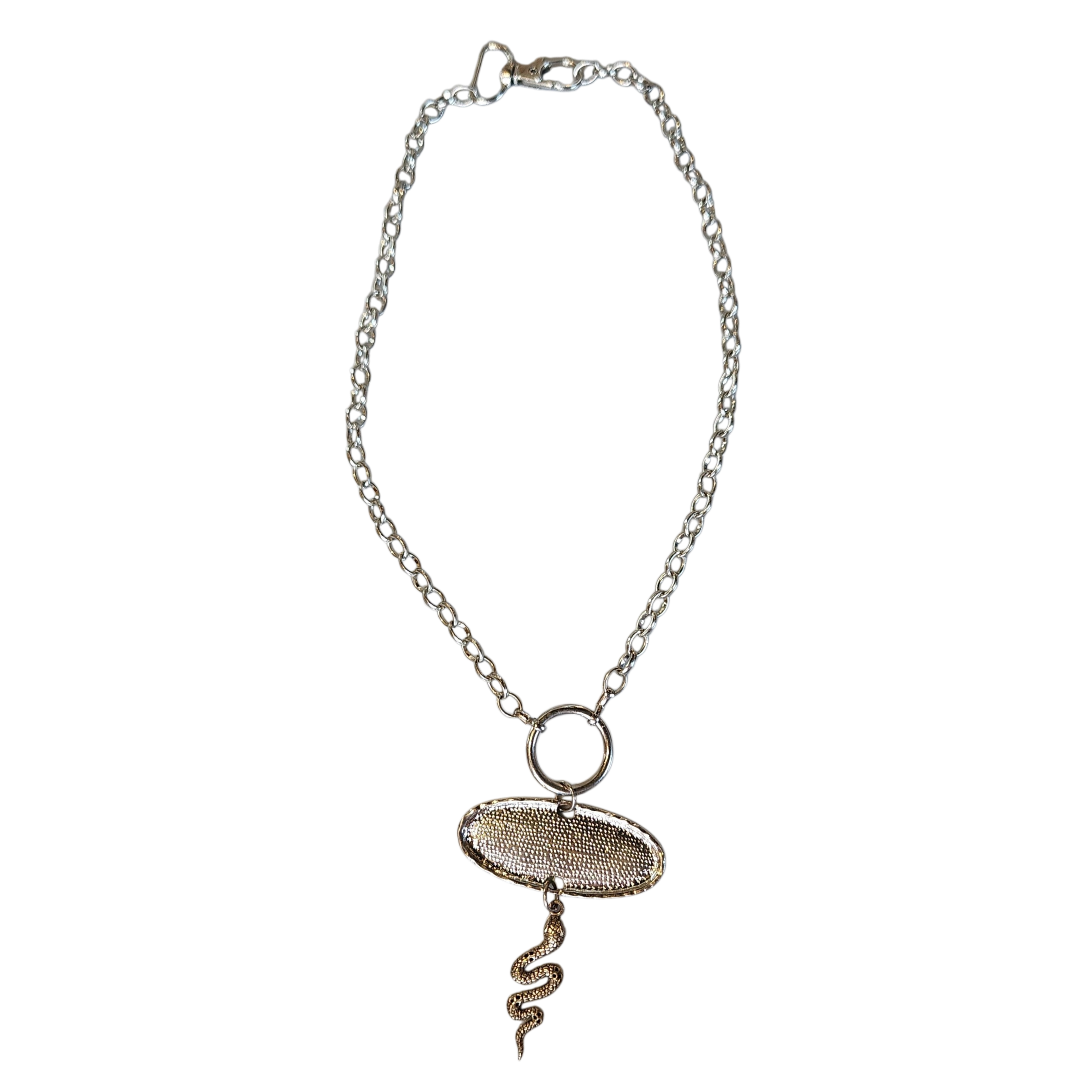 Silver Snake Necklace