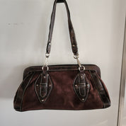 Brown shoulder bag