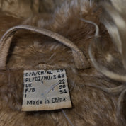 Tan Embroidered Penny Lane Coat (L/XL)