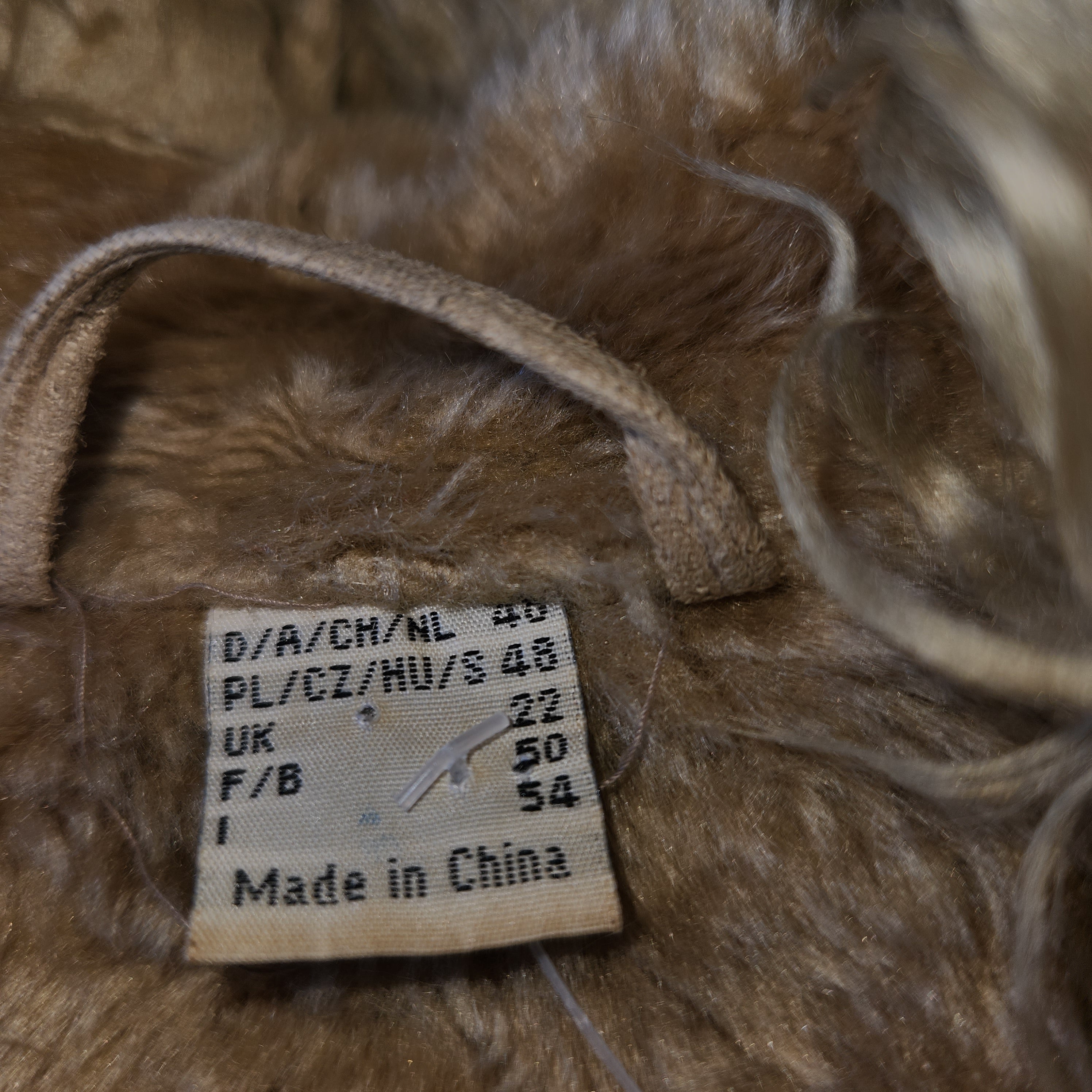 Tan Embroidered Penny Lane Coat (L/XL)