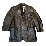 Black Leather Butterfly Jacket (M-L)