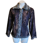 Leopard Fur Lined Jacket (S/M)