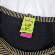 Vintage Save the Queen Mesh Top Y2K Graphic (l)