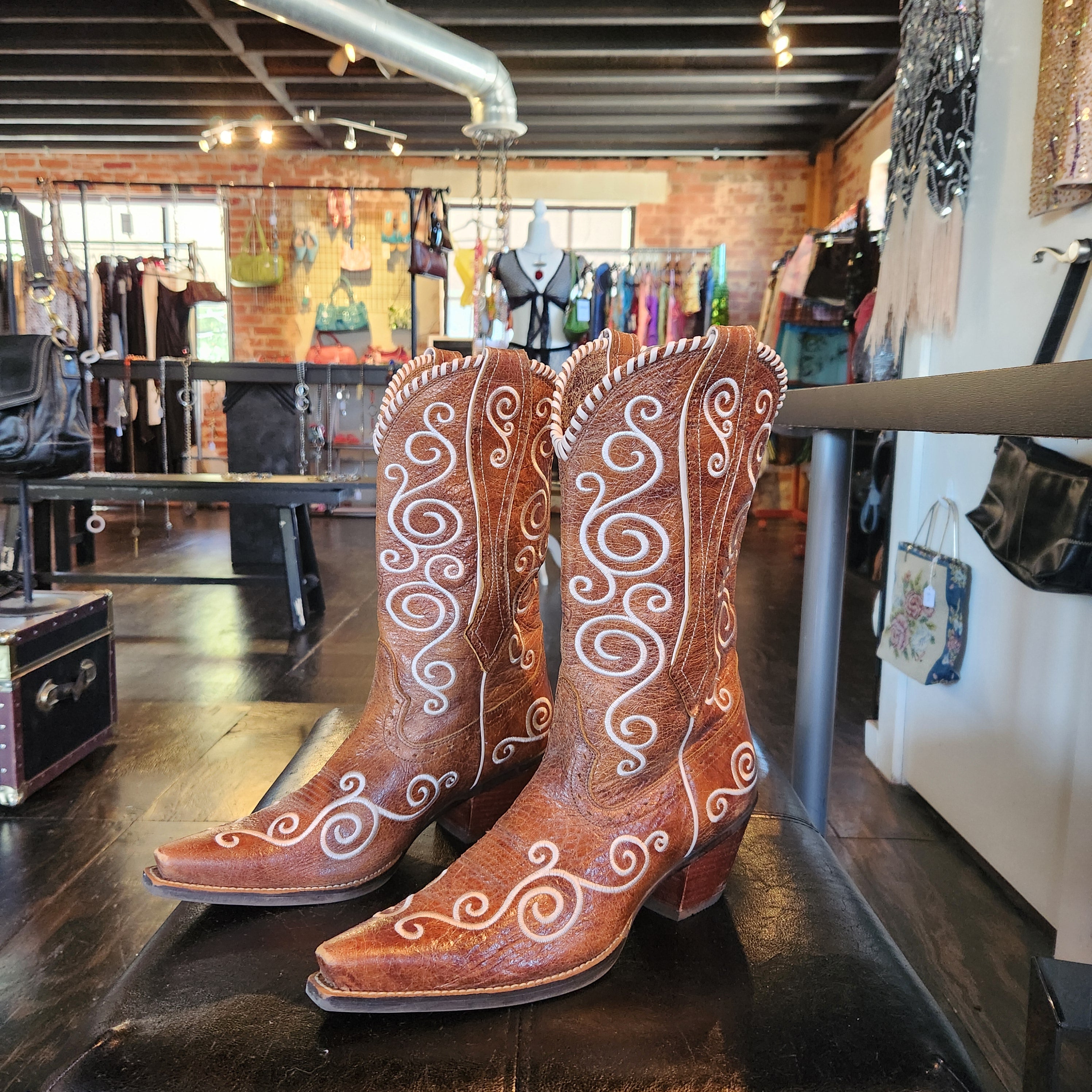 Leather Western Boots (10)