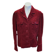 Deep Red Corduroy Jacket (XL)