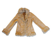 Suede Embroidered Penny Lane Jacket (M)