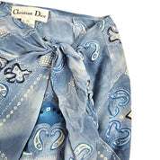 Vintage Christian Dior Silk Wrap Skirt (s)