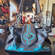 Turquoise Montana West Bag