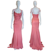 Silk Beaded Dress (S)