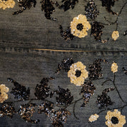 Floral Sequin Jeans (S)