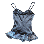 Italian Vintage Velvet & Lace Tank(S)