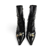 Christian Dior by Galliano FW 2004 Black Gambler Ankle Boots (6.5)