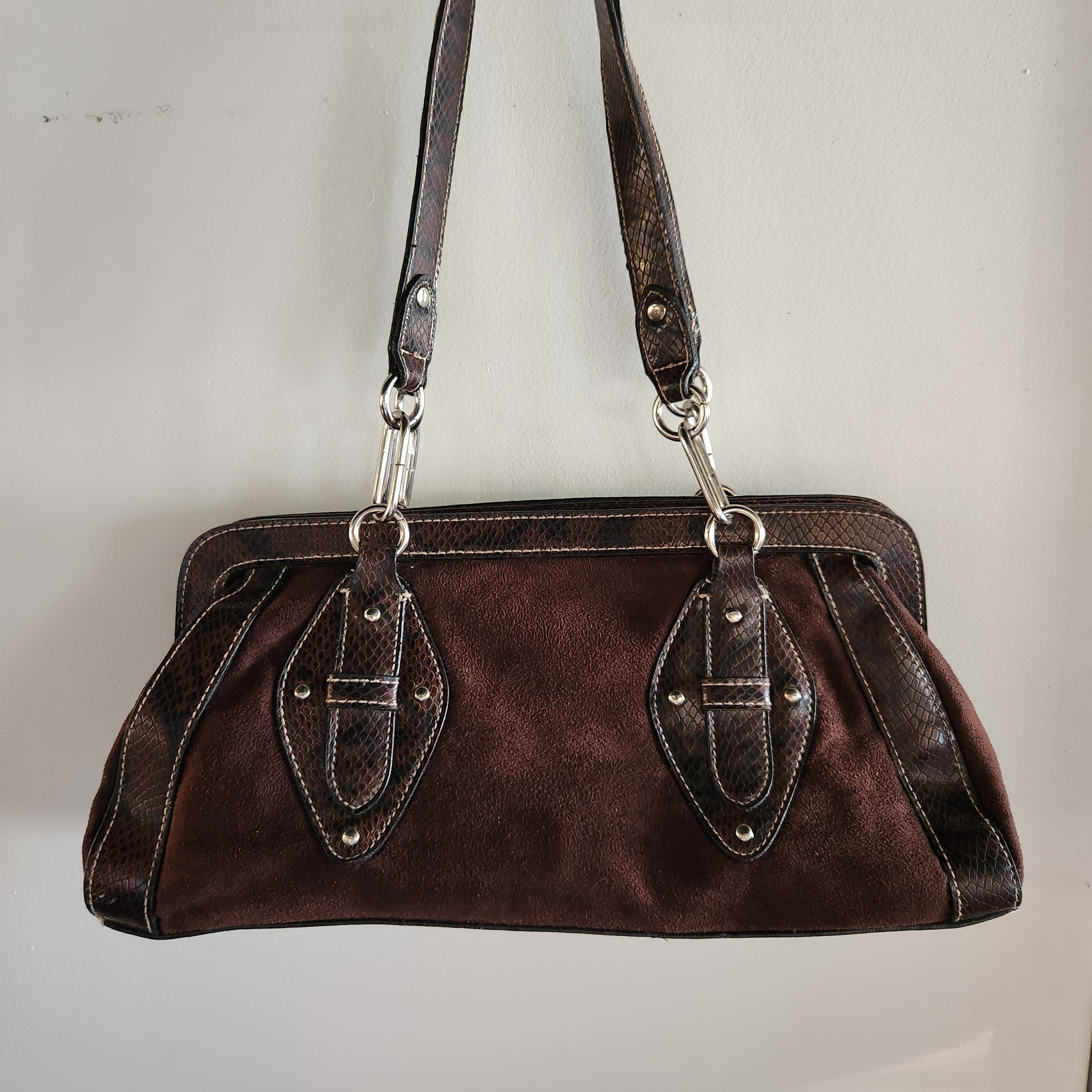 Brown shoulder bag