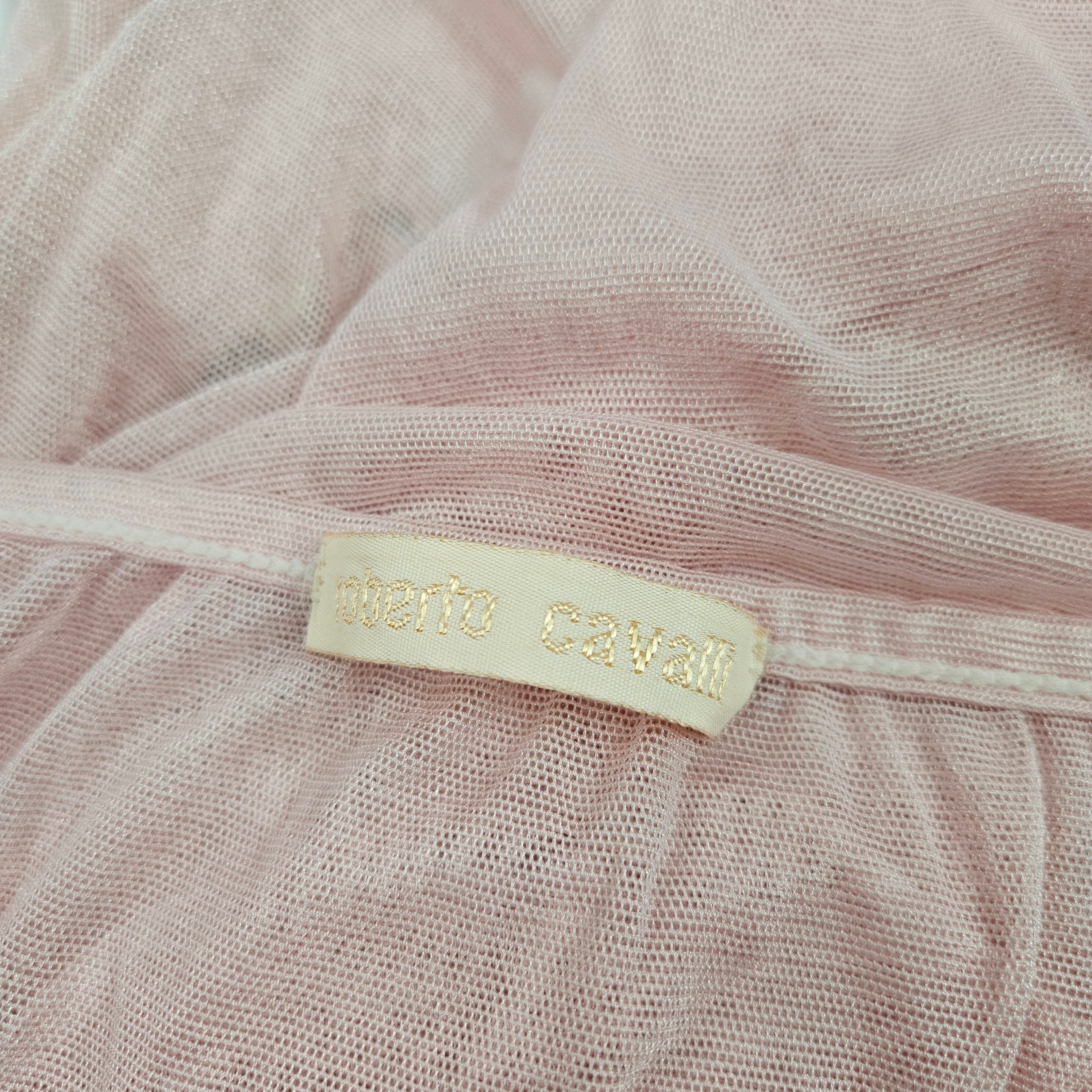 Vintage Y2K Roberto Cavalli Pink Embellished Cami Top (M)