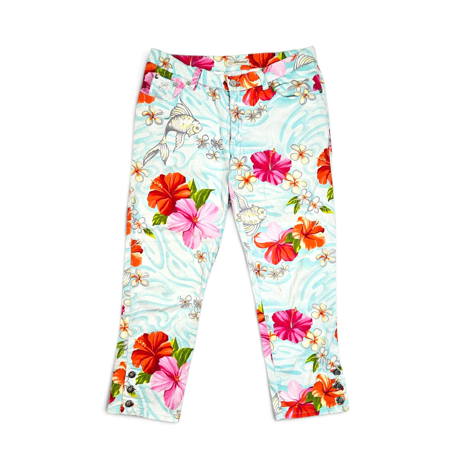 Vintage Blumarine Capri Koi Jeans - (m)