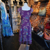 Y2K Paisley Princess Dress (M)