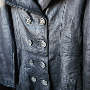 Piccole Donne Italian Leather fur coat (S/M)