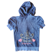 Juicy Couture Royal Blue Shortsleeve Hoodie ( M)