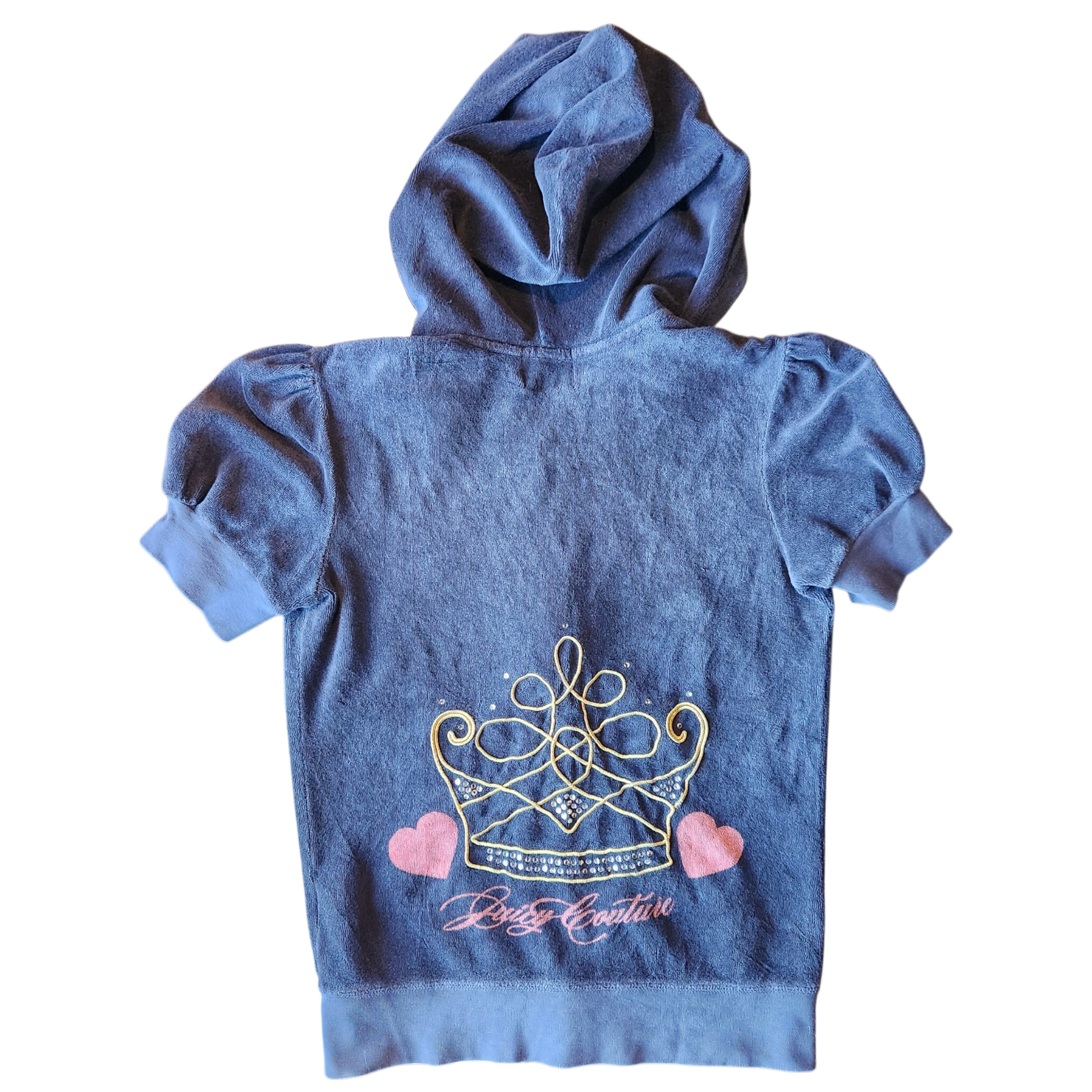 Juicy Couture Royal Blue Shortsleeve Hoodie ( M)