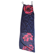 Black Rose Mesh Maxi Dress (M)