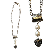 Long Heart Necklace