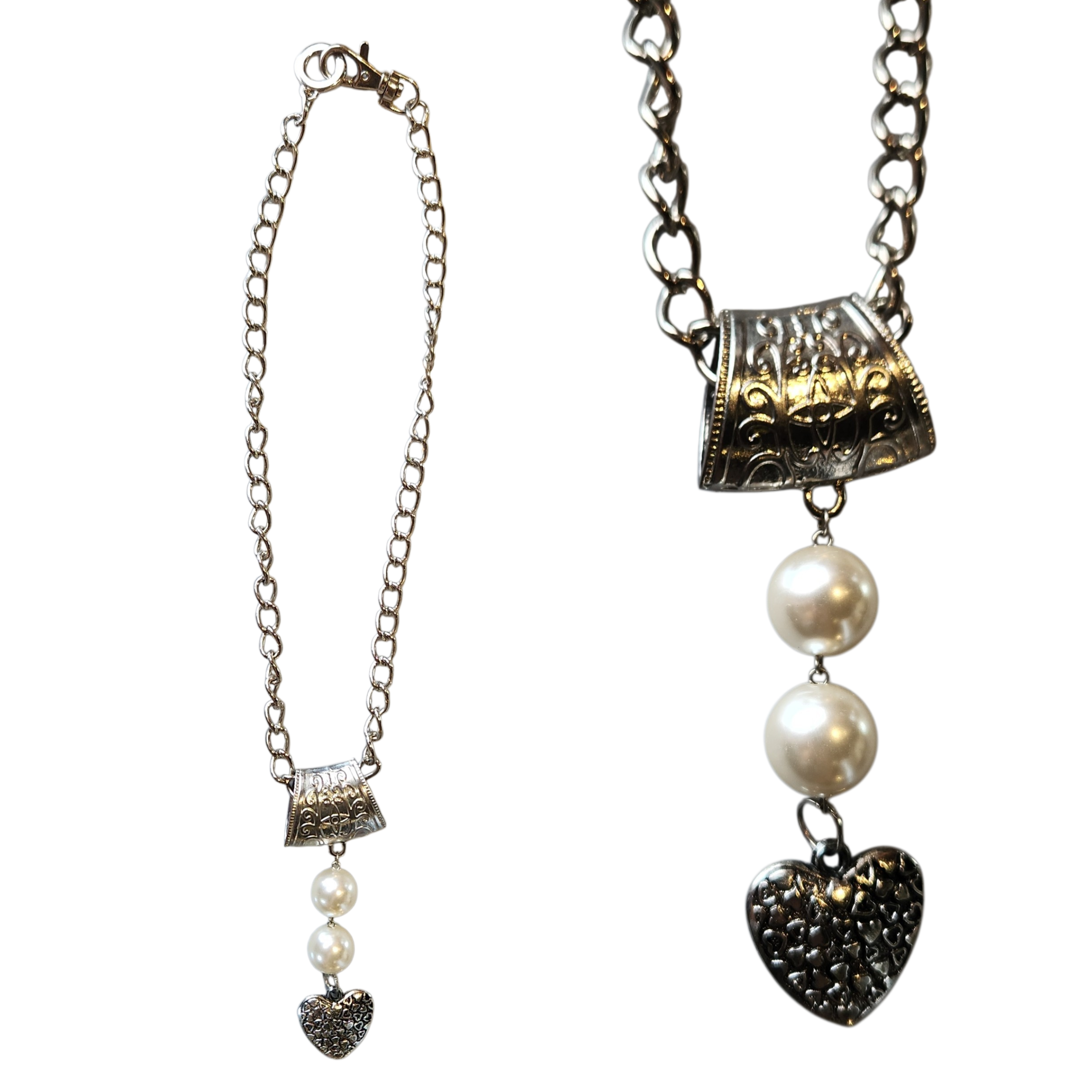 Long Heart Necklace