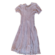 Lacy Taupe Maxi Dress (S)