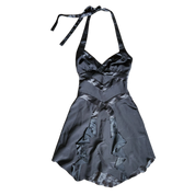 Bebe Black Halter Mini Dress (S)