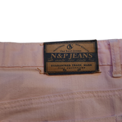 Nuo Pai Pink Rhinestone Capri Pants (M)
