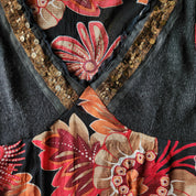 Mesh Knit Floral Top (XS/S)