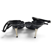 Vintage Gucci Heels Tom Ford Era Strappy Black Leather T-Strap Y2k (7)