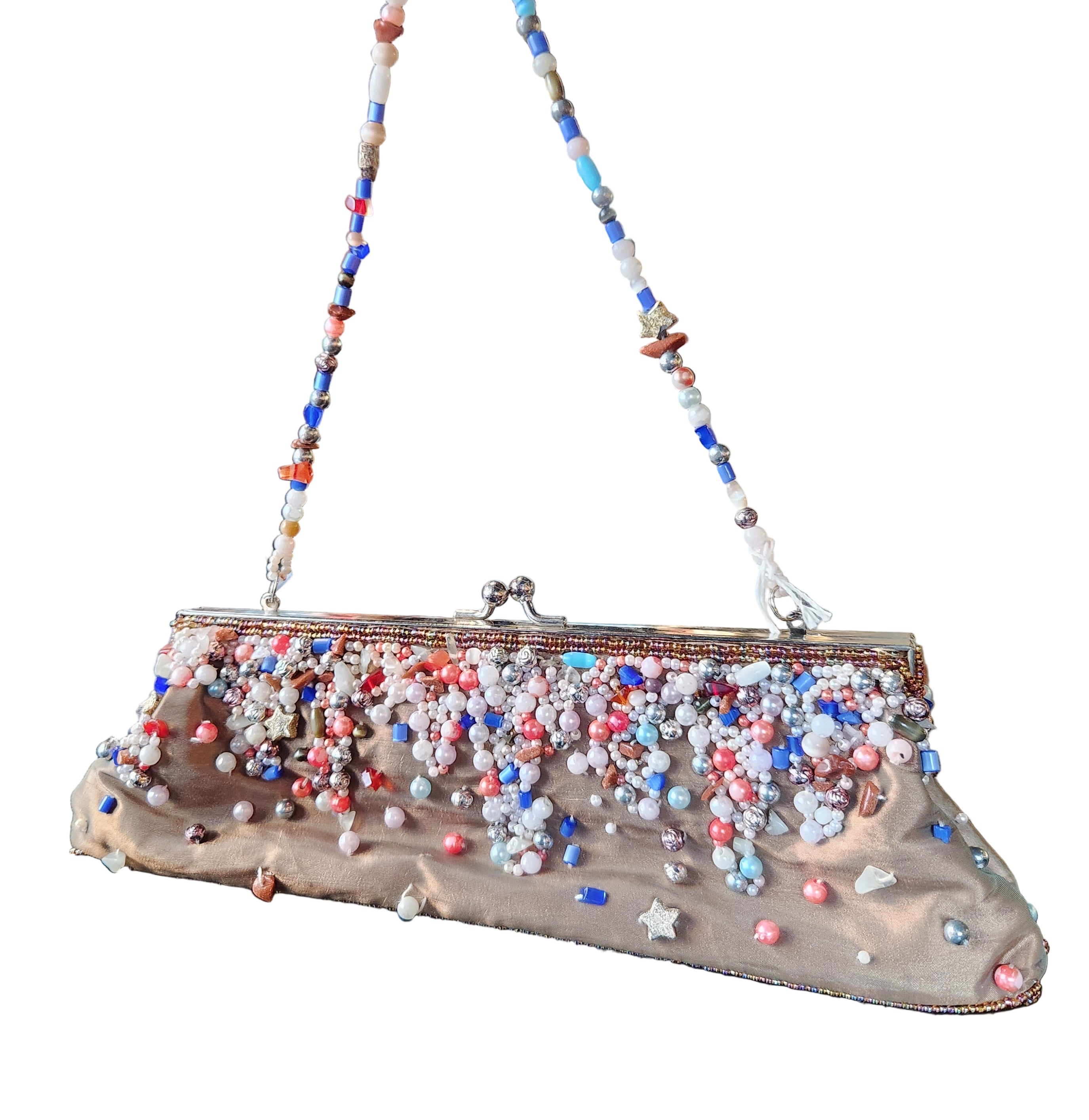 Mini Embroidered Accent Purse