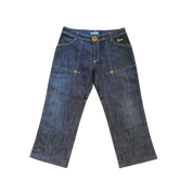 Onyx Y2k Denim Capri Pant (M)