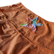 Y2K Orange Mini Skirt (M)
