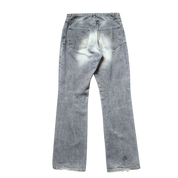 Y2K Rhinestone Gray Denim Jeans
