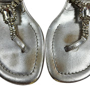 Vintage Manolo Blahnik Kitten Heels Jeweled - (6)