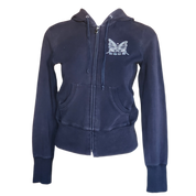 Bebe Butterfly Zip-up Hoodie (M)