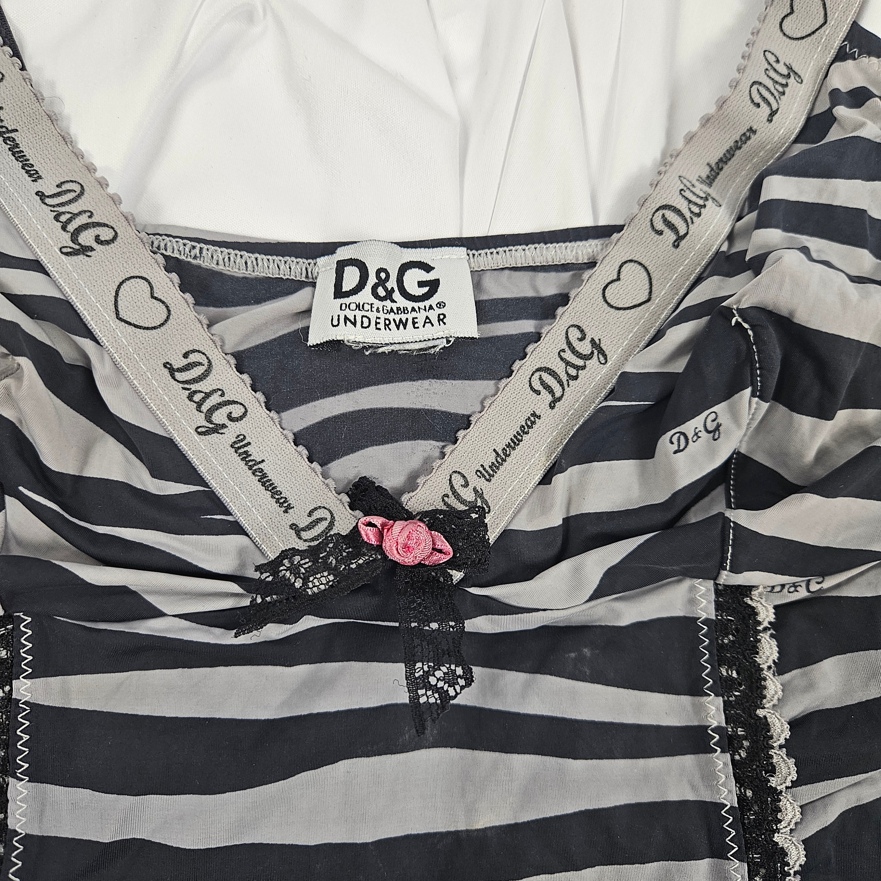 Vintage Y2K D&G Dolce & Gabbana Zebra Print Cami Top (XS)
