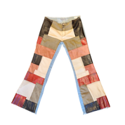 Patchwork Flare Jeans (S)