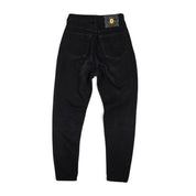 Vintage 90s Versace Jeans Couture Black Denim High Waisted Tapered Pants (s)