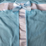 Baby Blue Mesh Strapless Top (S/M)