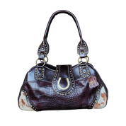Leather Bling Western Bag