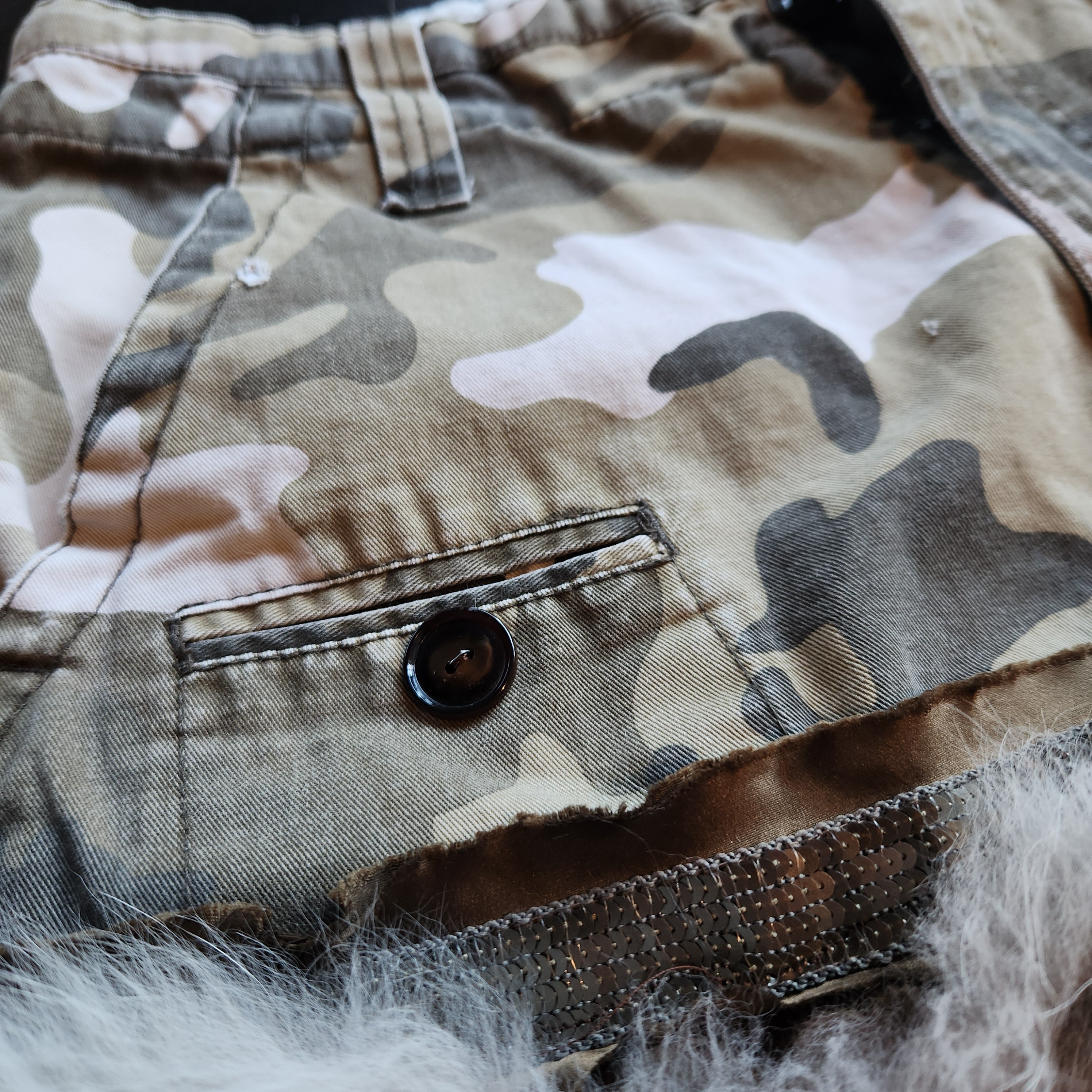 Pretty-N-Pink Camo Mini Skirt (XL)