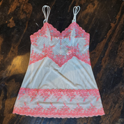 Off-White Embroidered Slip Dress (XL)