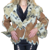Scalloped Cheetah Jacket (M/L)
