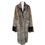 Chocolate Cheetah Trench (L/XL)