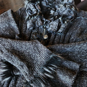 Gothic Knit Zip-up Sweater (M)