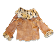 Scalloped Cheetah Jacket (M/L)